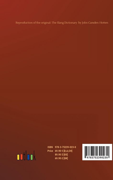 Produktbild: The Slang Dictionary