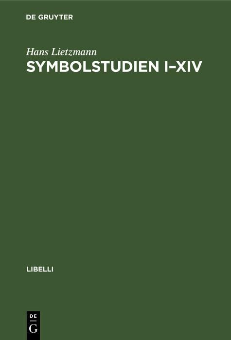 Produktbild: Symbolstudien I-XIV