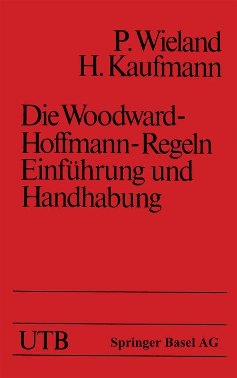 Produktbild: Die Woodward-Hoffmann-Regeln Einf&uuml;hrung und Handhabung