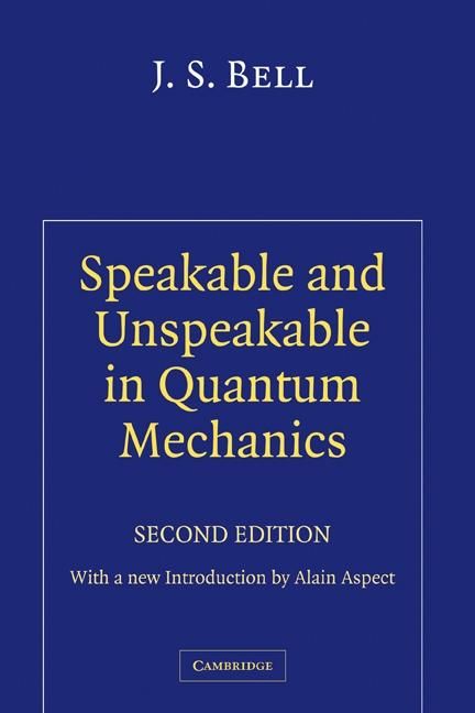 Produktbild: Speakable and Unspeakable in Quantum Mechanics