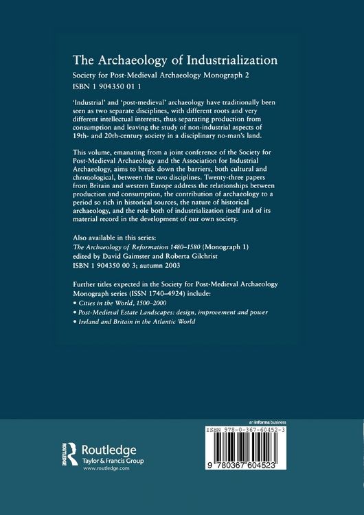 Produktbild: The Archaeology of Industrialization