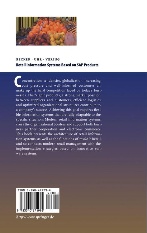 Produktbild: Retail Information Systems Based on SAP Products