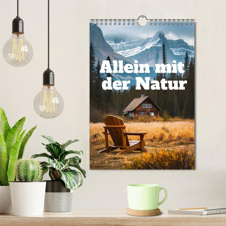 Produktbild: Allein mit der Natur (Wandkalender 2026 DIN A4 hoch), CALVENDO Monatskalender
