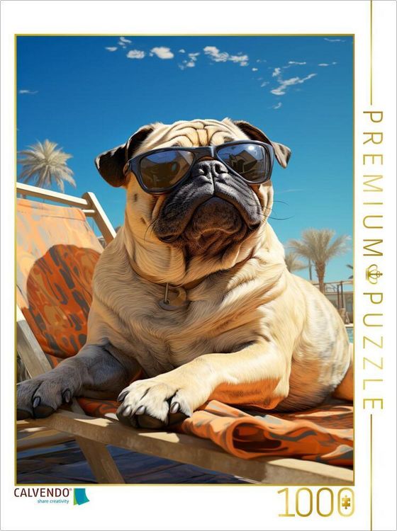 Produktbild: CALVENDO Puzzle Urlaub | 1000 Teile Lege-Gr&ouml;&szlig;e 64x48cm Foto-Puzzle f&uuml;r gl&uuml;ckliche Stunden