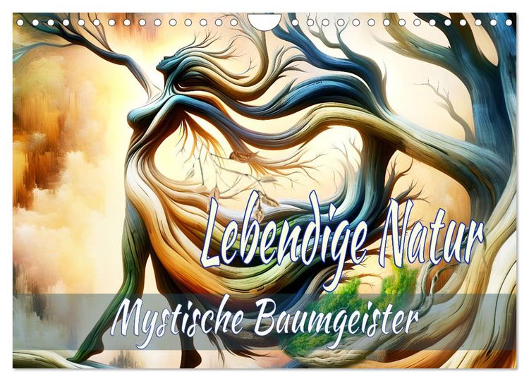 Produktbild: Lebendige Natur - Mystische Baumgeister (Wandkalender 2026 DIN A4 quer), CALVENDO Monatskalender
