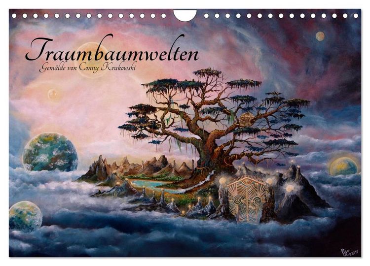 Produktbild: Traumbaumwelten - Gem&auml;lde von Conny Krakowski (Wandkalender 2026 DIN A4 quer), CALVENDO Monatskalender