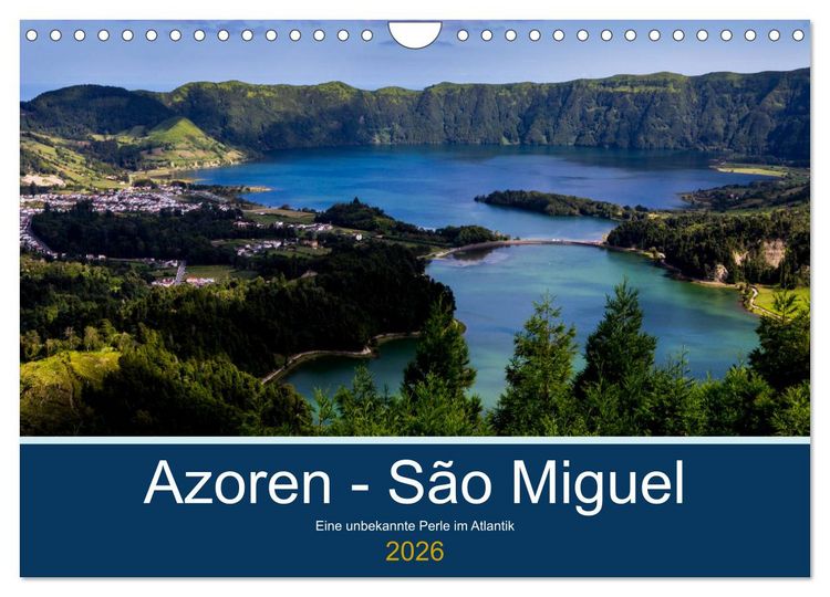 Produktbild: Azoren - S&atilde;o Miguel (Wandkalender 2026 DIN A4 quer), CALVENDO Monatskalender
