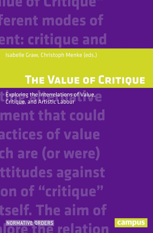 Produktbild: The Value of Critique