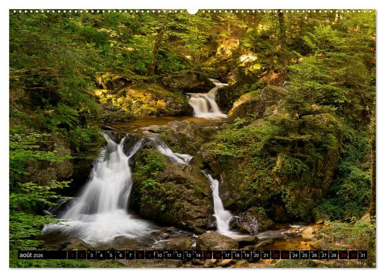 Produktbild: Lumi&egrave;res des Vosges (Calendrier mural 2026 DIN A2 vertical) calendrier de bureau