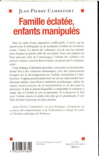 Produktbild: Famille &eacute;clat&eacute;e, enfants manipul&eacute;s