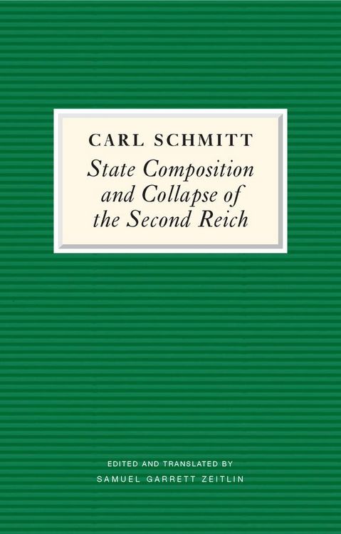 Produktbild: State Composition and Collapse of the Second Reich