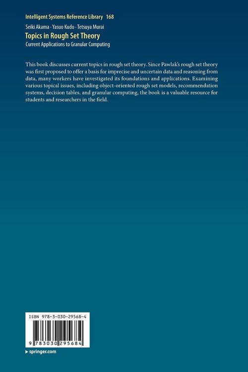 Produktbild: Topics in Rough Set Theory
