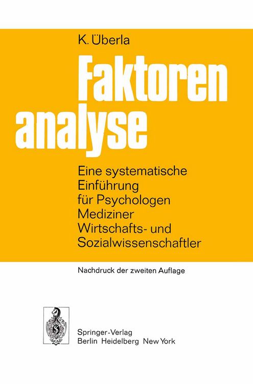 Produktbild: Faktorenanalyse