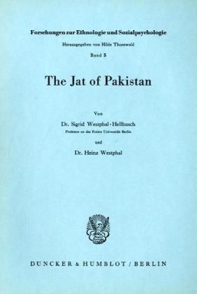 Produktbild: Westphal-Hellbusch: Jat of Pakistan