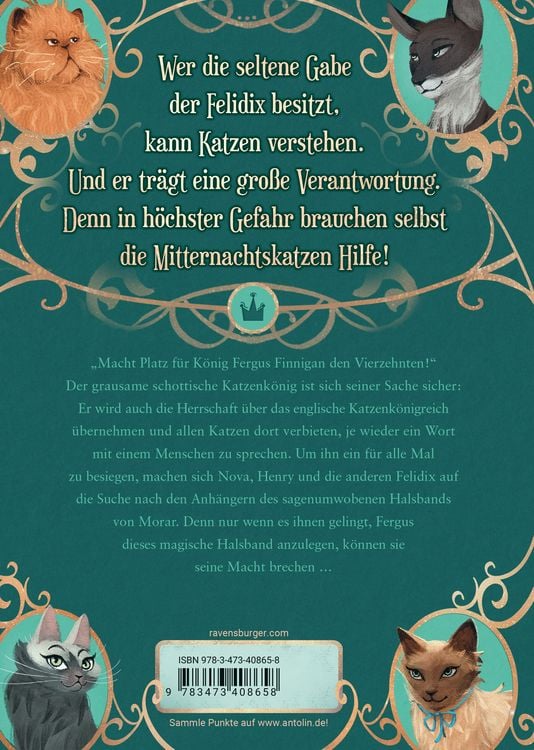 Produktbild: Mitternachtskatzen, Band 3 - Der K&ouml;nig der Federtr&auml;ger