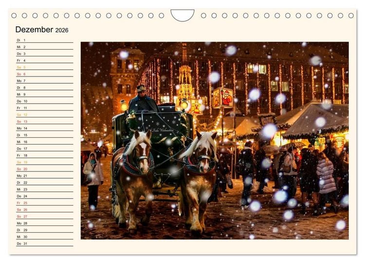 Produktbild: Pferdekutschen - Vorg&auml;nger des Automobils (Wandkalender 2026 DIN A4 quer), CALVENDO Monatskalender