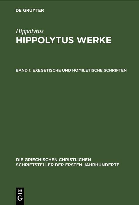 Produktbild: Exegetische und homiletische Schriften
