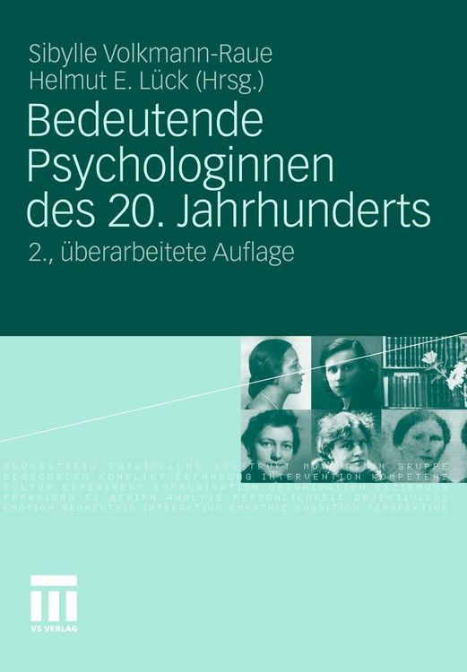 Produktbild: Bedeutende Psychologinnen des 20. Jahrhunderts