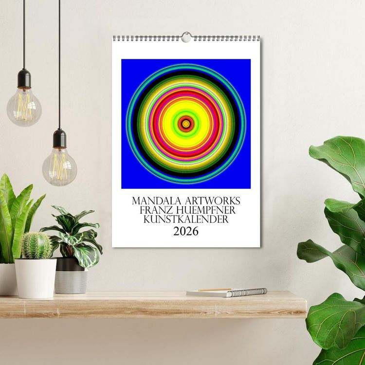 Produktbild: Mandala Artworks - Kunstkalender von Franz Huempfner (Wandkalender 2026 DIN A3 hoch), CALVENDO Monatskalender