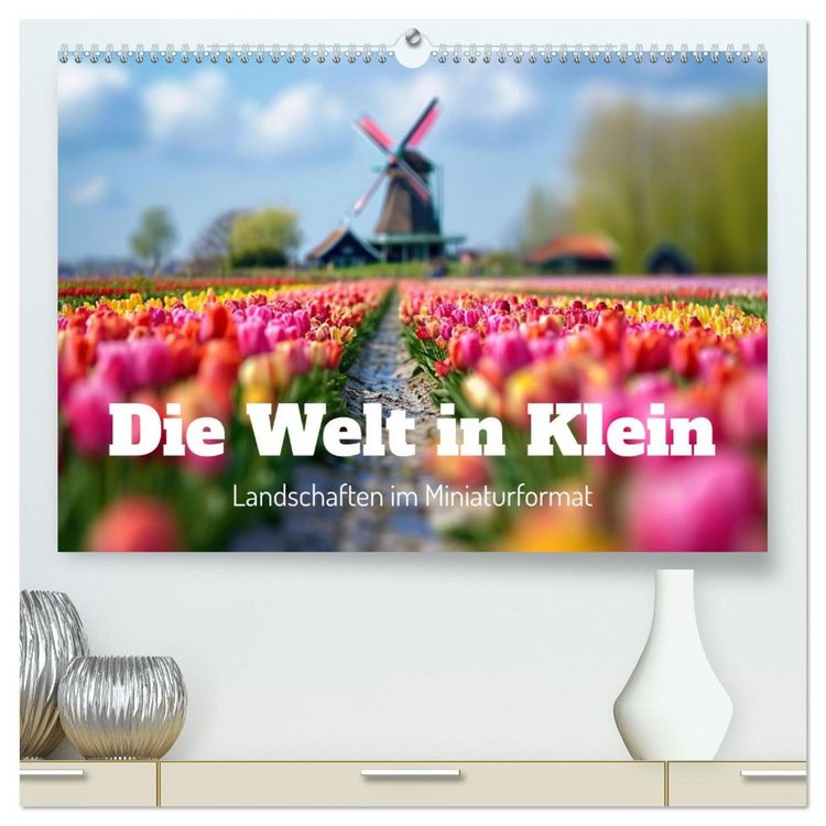 Produktbild: Die Welt in Klein (hochwertiger Premium Wandkalender 2026 DIN A2 quer), Kunstdruck in Hochglanz