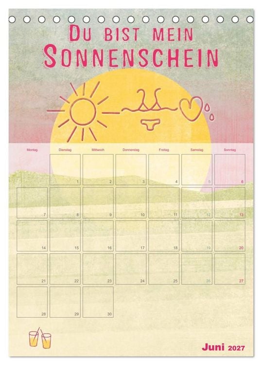 Produktbild: Liebe macht gl&uuml;cklich (Tischkalender 2027 DIN A5 hoch), CALVENDO Monatskalender