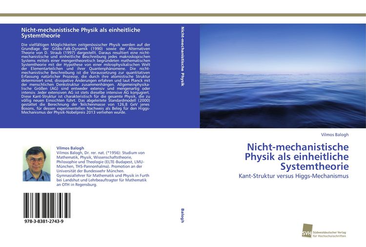 Produktbild: Nicht-mechanistische Physik als einheitliche Systemtheorie