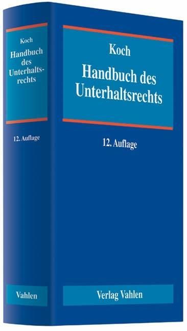 Produktbild: Handbuch des Unterhaltsrechts