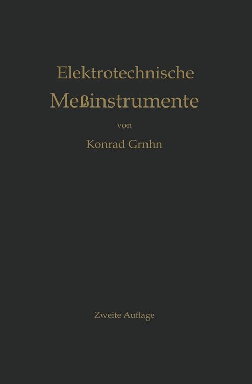 Produktbild: Elektrotechnische Me&szlig;instrumente