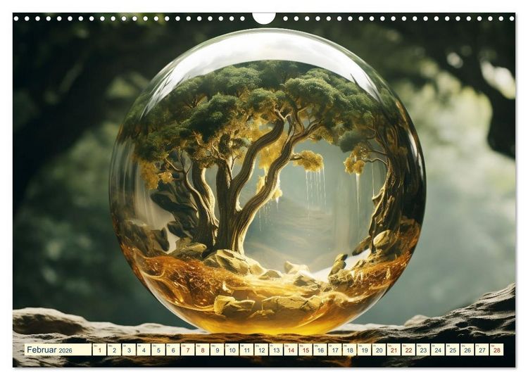 Produktbild: Sph&auml;renwelten (Wandkalender 2026 DIN A3 quer), CALVENDO Monatskalender
