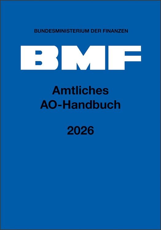 Produktbild: Amtliches AO-Handbuch 2026