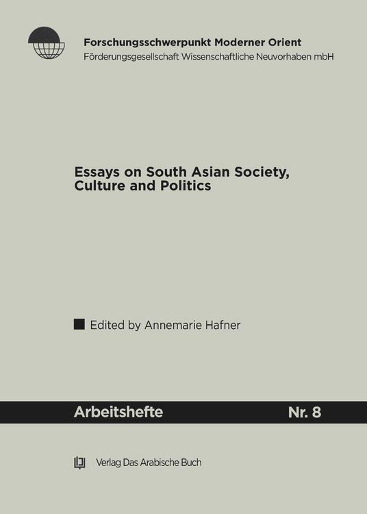 Produktbild: Essays on South Asian Society, Culture and Politics (I)