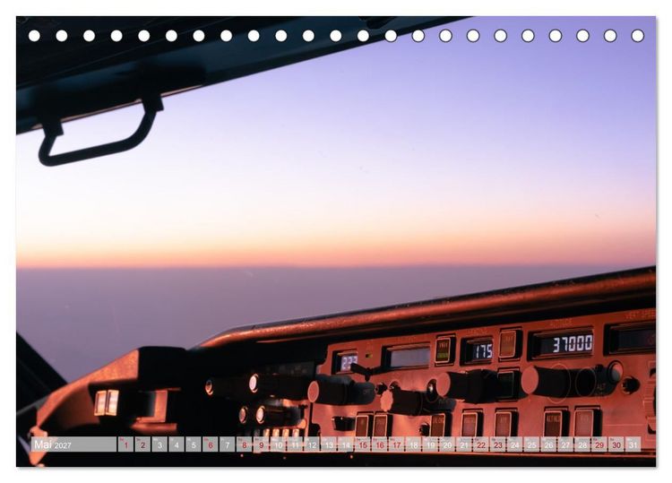 Produktbild: Himmel & Runway (Tischkalender 2027 DIN A5 quer), CALVENDO Monatskalender
