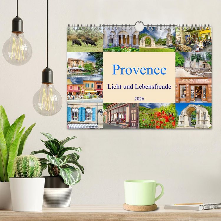 Produktbild: Provence. Licht und Lebensfreude (Wandkalender 2026 DIN A4 quer), CALVENDO Monatskalender