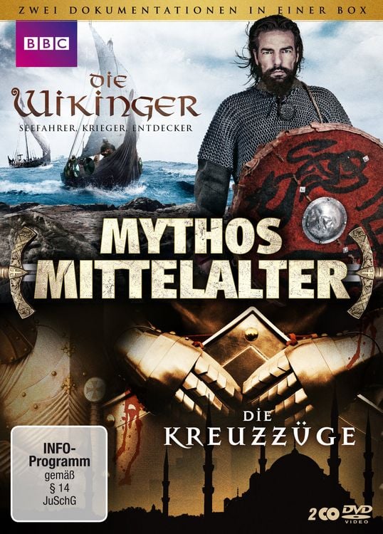Produktbild: Mythos Mittelalter: Die Kreuzz&uuml;ge/Die Wikinger [2 DVDs]