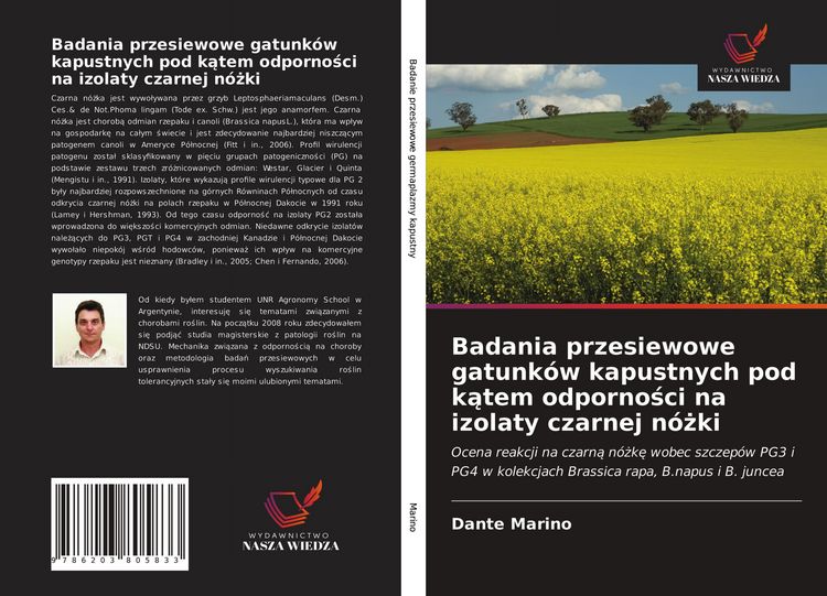 Produktbild: Badania przesiewowe gatunk&oacute;w kapustnych pod k&iquest;tem odporno&iquest;ci na izolaty czarnej n&oacute;&iquest;ki
