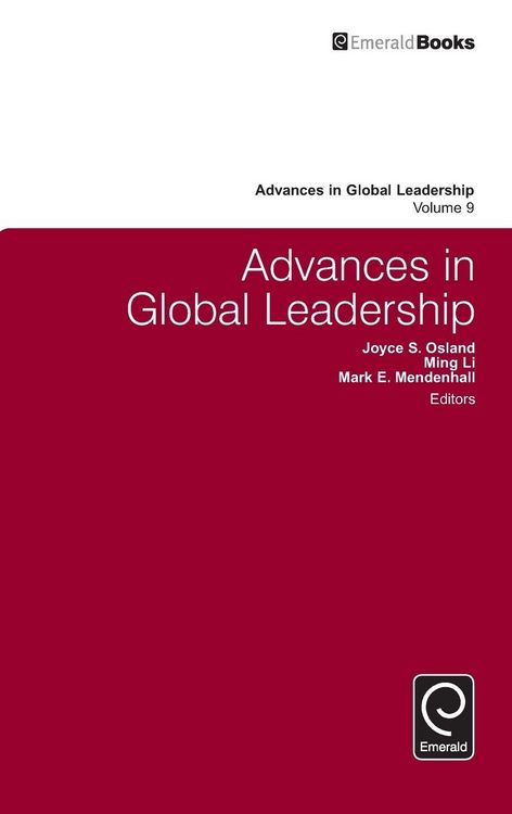 Produktbild: Advances in Global Leadership