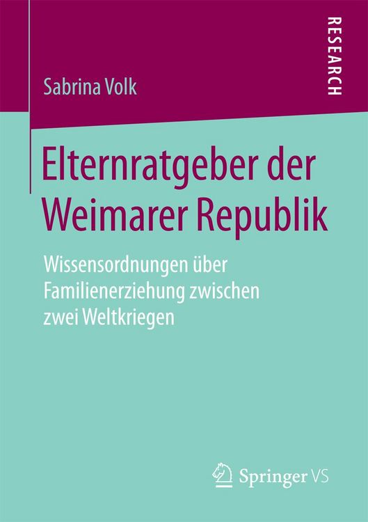 Produktbild: Elternratgeber der Weimarer Republik