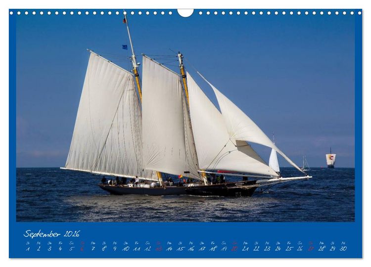 Produktbild: Unter Segeln (Wandkalender 2026 DIN A3 quer), CALVENDO Monatskalender
