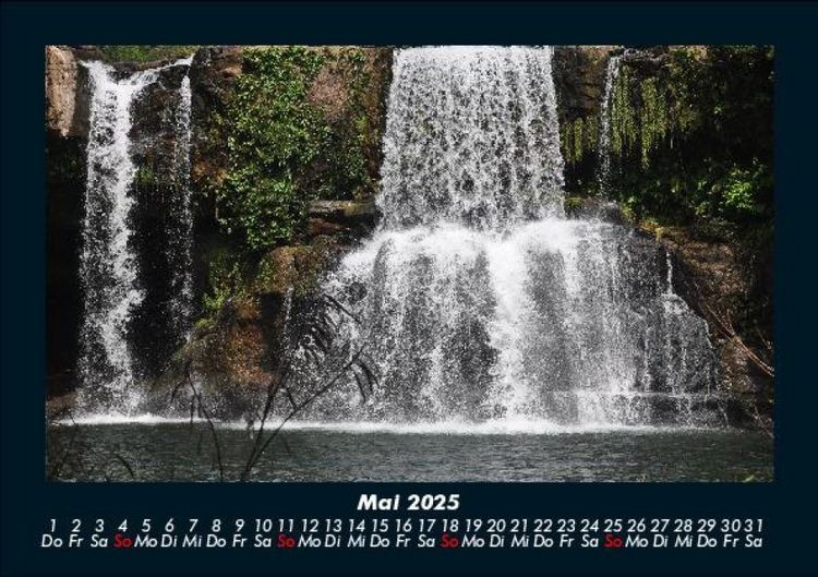 Produktbild: Wasserf&auml;lle 2025 Fotokalender DIN A5