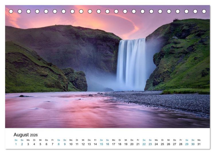 Produktbild: Blicke gen Norden (Tischkalender 2026 DIN A5 quer), CALVENDO Monatskalender