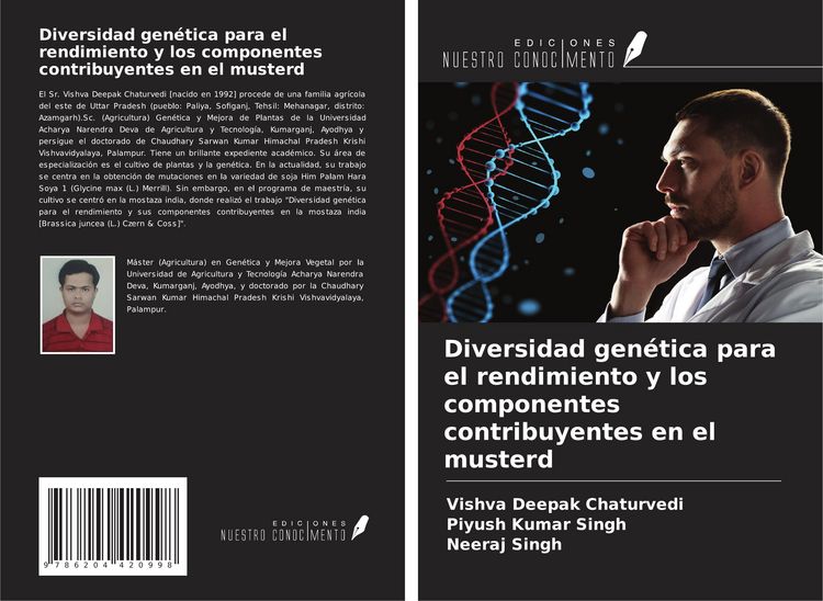 Produktbild: Diversidad gen&eacute;tica para el rendimiento y los componentes contribuyentes en el musterd