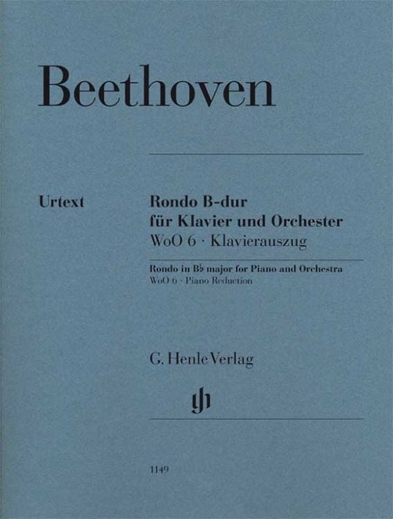 Produktbild: Ludwig van Beethoven - Rondo B-dur WoO 6 für Klavier und Orchester
