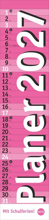 Produktbild: Langplaner, pink 2027
