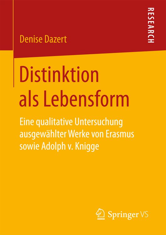 Produktbild: Distinktion als Lebensform