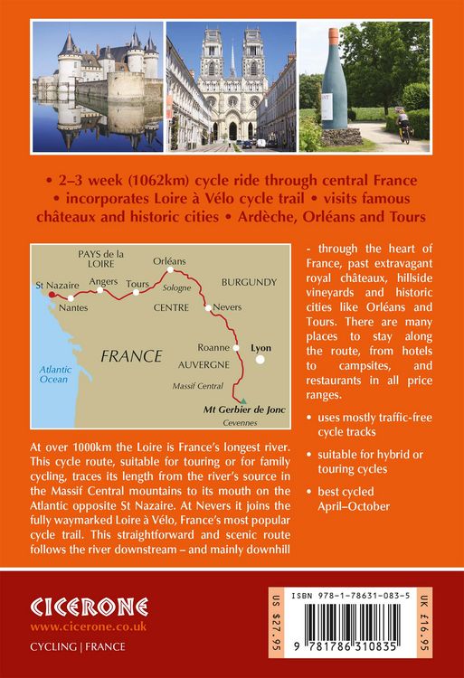 Produktbild: The River Loire Cycle Route