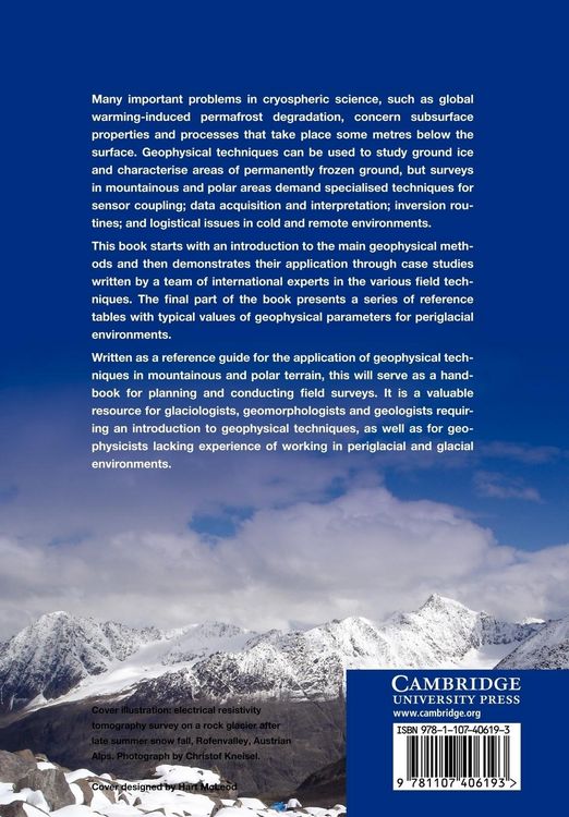 Produktbild: Applied Geophysics in Periglacial Environments