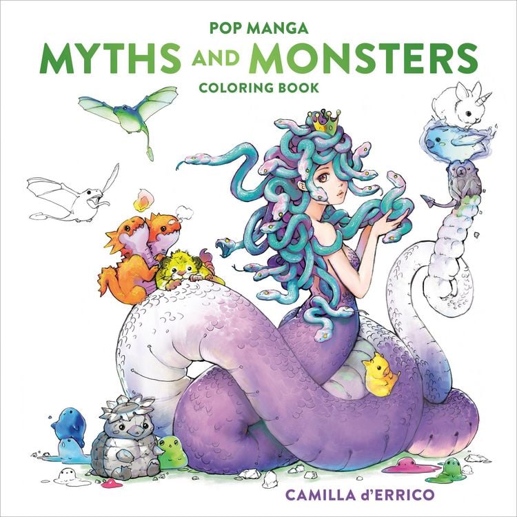 Produktbild: Pop Manga Myths and Monsters Coloring Book