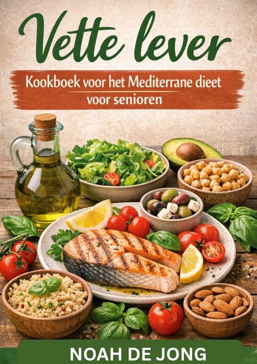 Produktbild: Vette lever Kookboek voor het Mediterrane dieet voor senioren