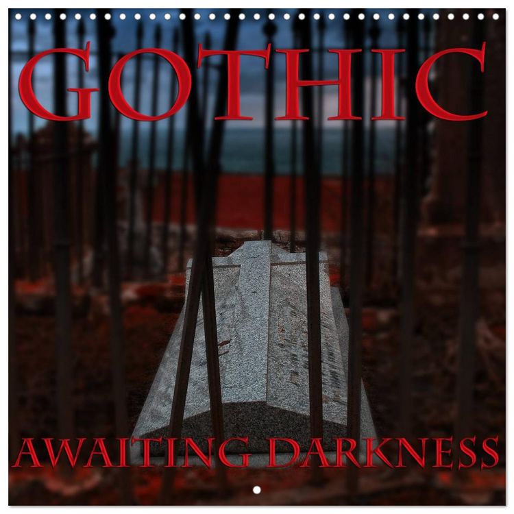 Produktbild: Gothic - Awaiting Darkness (Wall Calendar 2026 12 &times; 12 Inch) CALVENDO 12 Month Wall Calendar