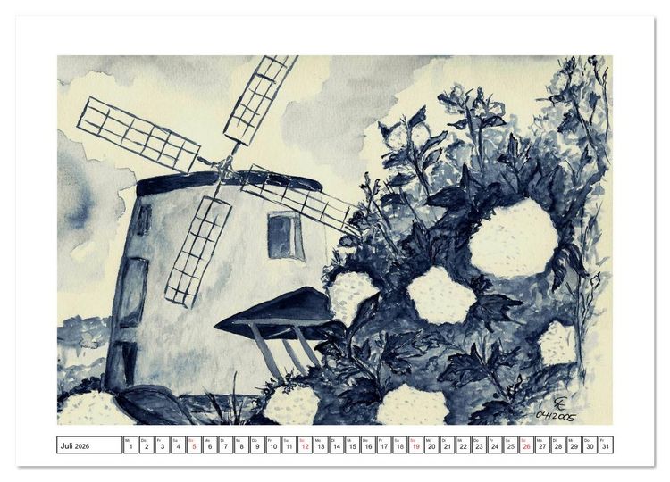 Produktbild: Der AQUARELL-Kalender (Wandkalender 2026 DIN A3 quer), CALVENDO Monatskalender